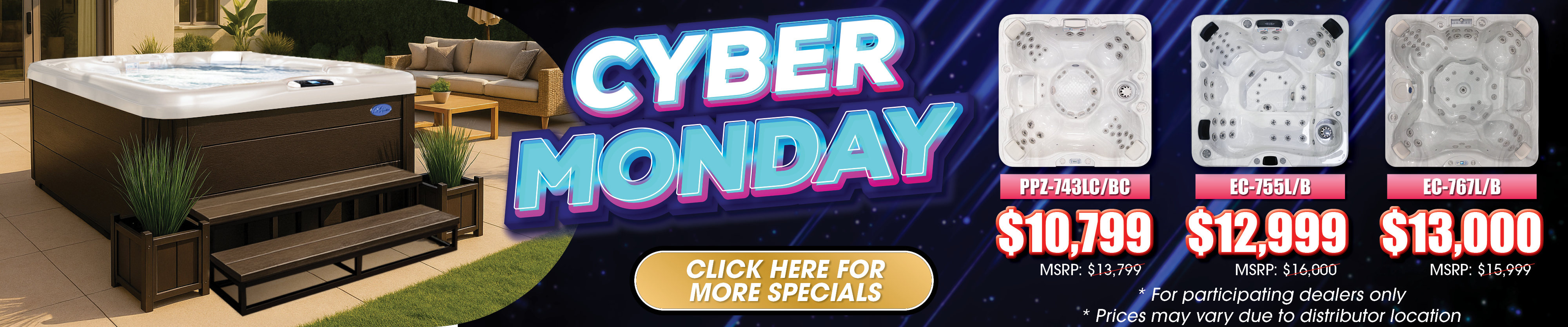 Calspas hot tub being used in a family setting - Monroeville